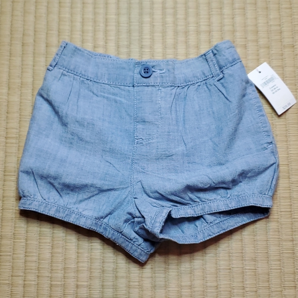 GAP Chambray Bubble Shorts, girls 2T